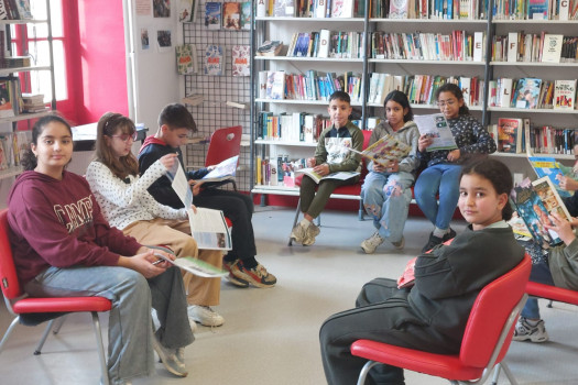 Les CM2 de Ste Thérèse au collège St Louis